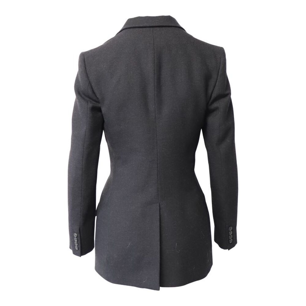 Ralph Lauren Single Breasted Fitted Blazer in Black Wool - Picture 2 of 5